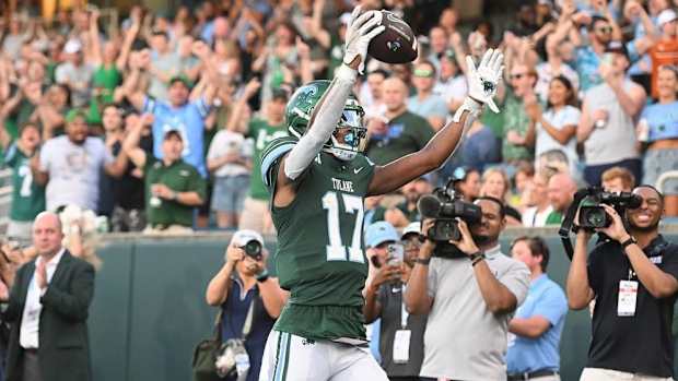Tulane wide receiver Chris Brazzell.